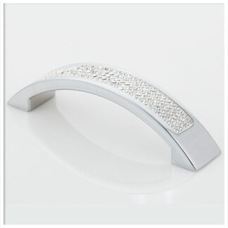 Polished Chrome Crystal Pull