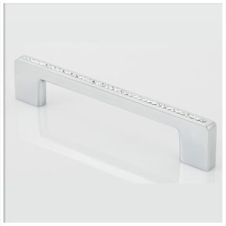 Polished Chrome Crystal Pull