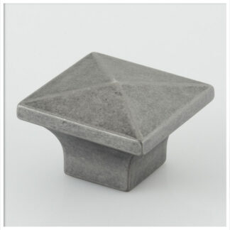 Square Pewter Knob