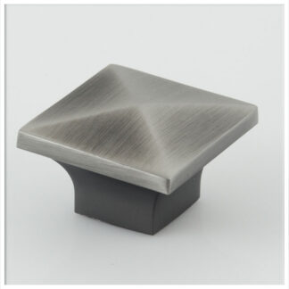 Square Nickel Burnished