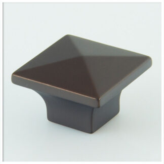 Square Oil Rubbed Bronze Knob