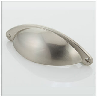 Brushed Nickel Cup Pull