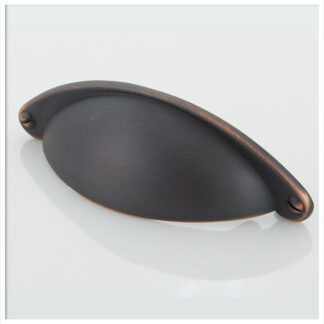 Oil Rubbed Dark Brown with Copper Pull